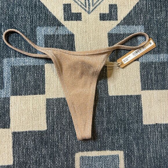 Skims glitter swim string thong XXs - Picture 3 of 6